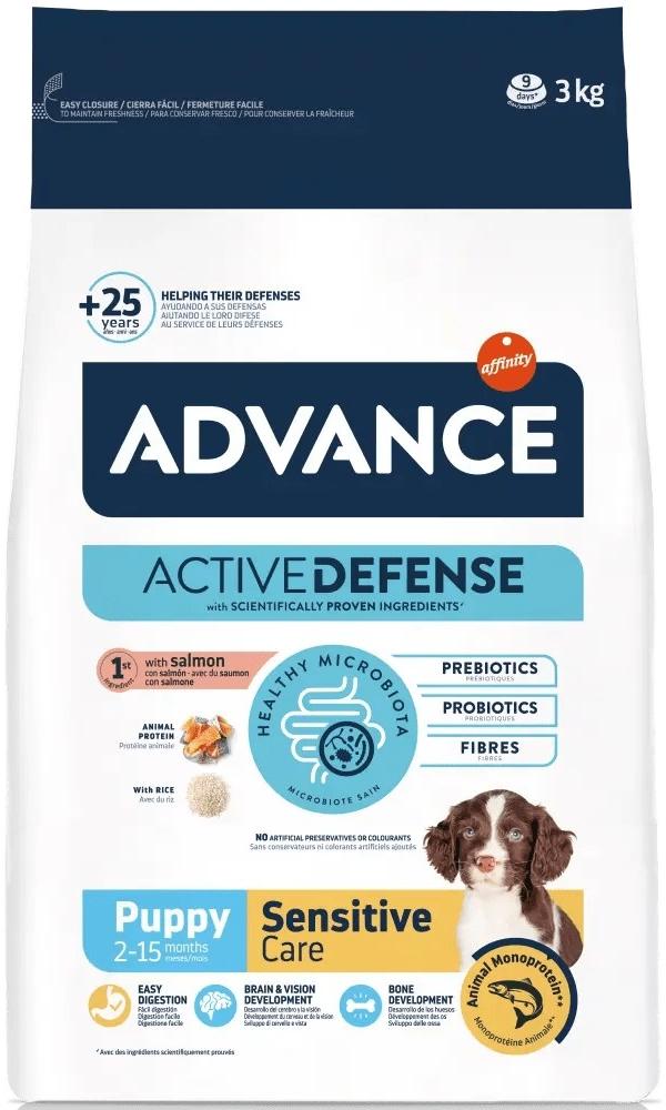 Advance Dog Puppy Sensitive Salmon and Rice ЛОСОСЬ корм для цуценят всіх порід 3 кг (500934)